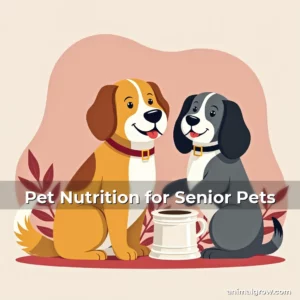Artistic representation for Pet Nutrition for Senior Pets