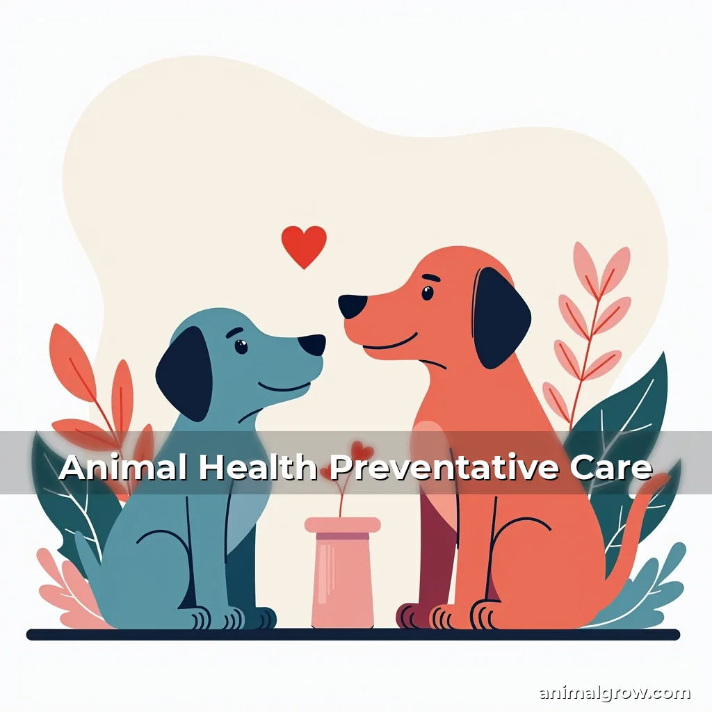 Artistic representation for Animal Health Preventative Care