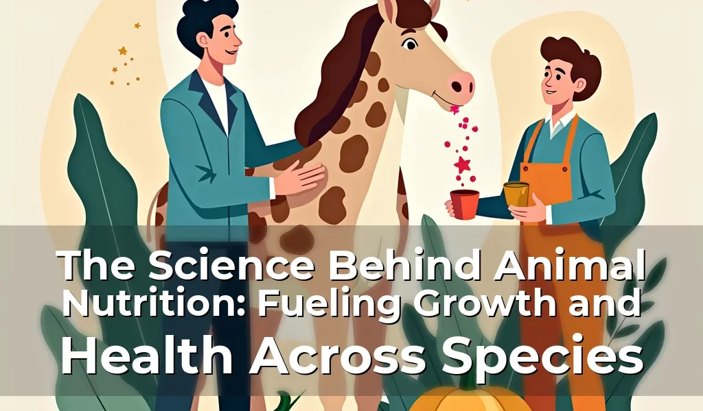 The Science Behind Animal Nutrition: Fueling Growth and Health Across Species
