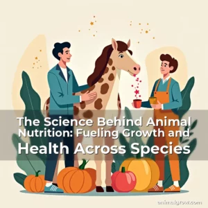 Artistic representation for The Science Behind Animal Nutrition: Fueling Growth and Health Across Species