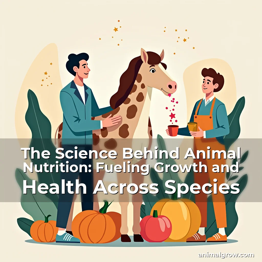 Artistic representation for The Science Behind Animal Nutrition: Fueling Growth and Health Across Species