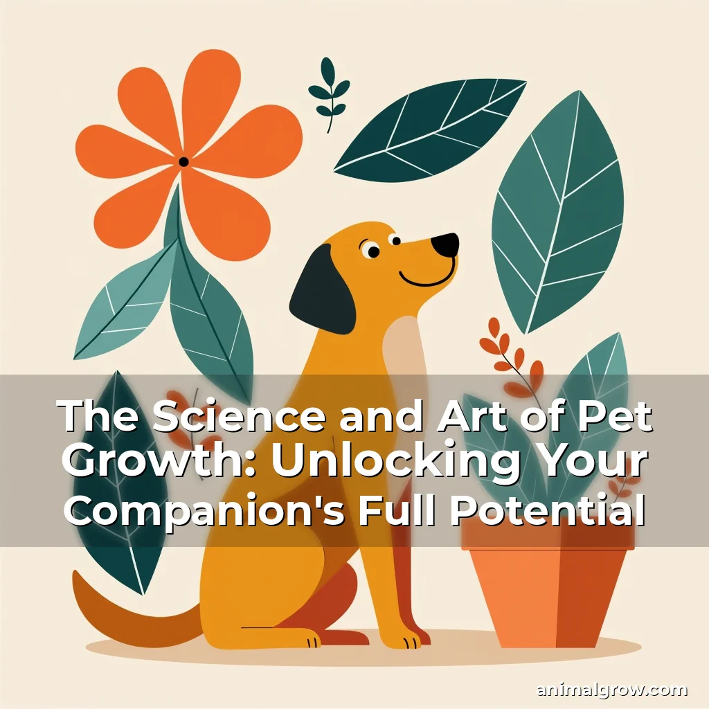 Read more about the article The Science and Art of Pet Growth: Unlocking Your Companion’s Full Potential