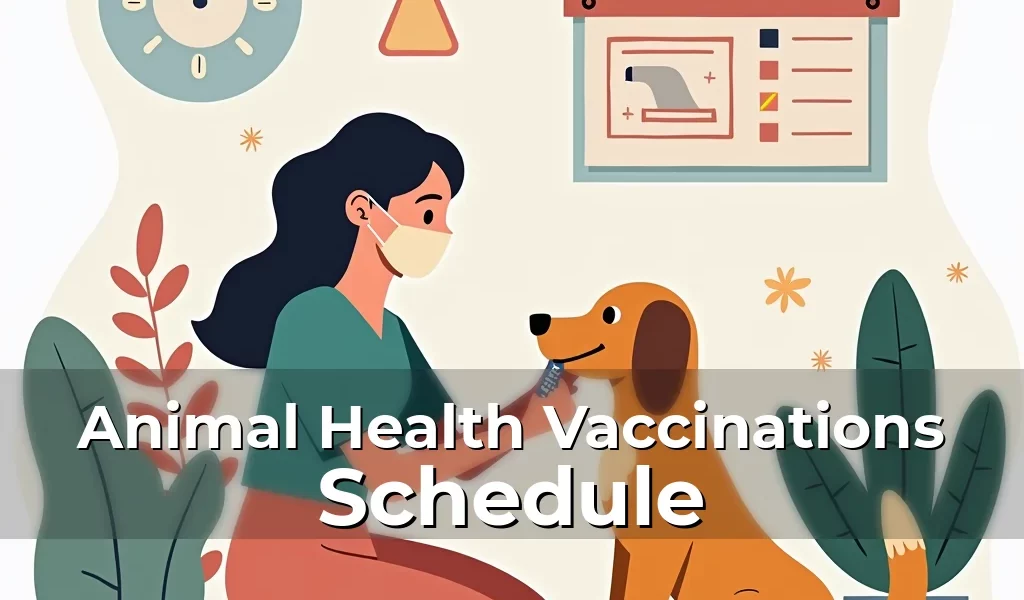 Animal Health Vaccinations Schedule