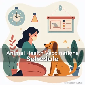 Artistic representation for Animal Health Vaccinations Schedule