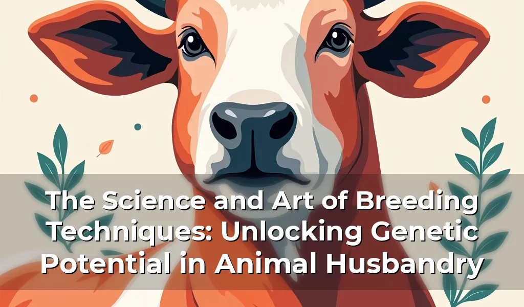 The Science and Art of Breeding Techniques: Unlocking Genetic Potential in Animal Husbandry