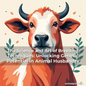 Artistic representation for The Science and Art of Breeding Techniques: Unlocking Genetic Potential in Animal Husbandry