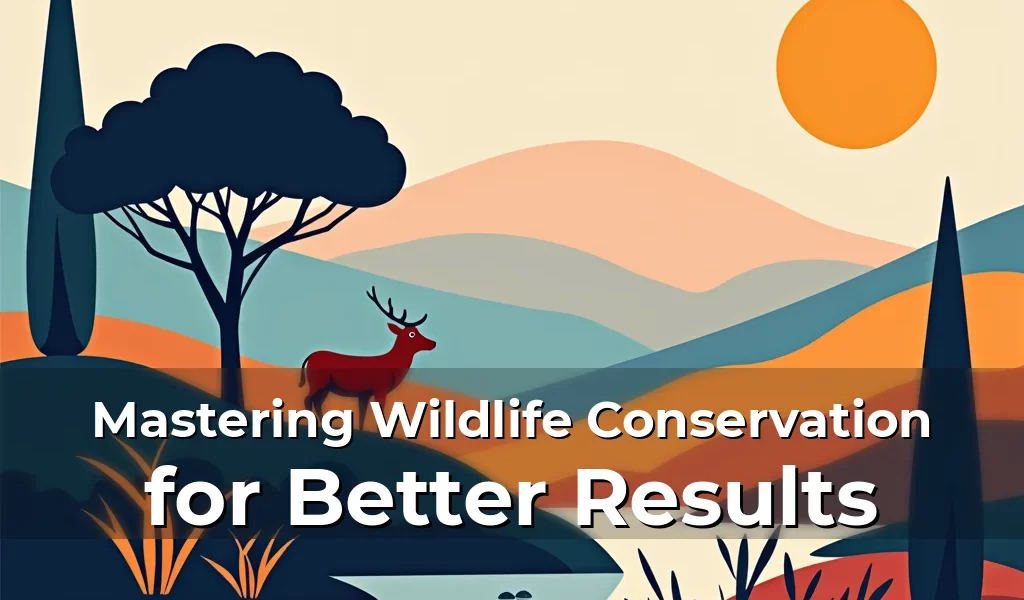 Mastering Wildlife Conservation for Better Results
