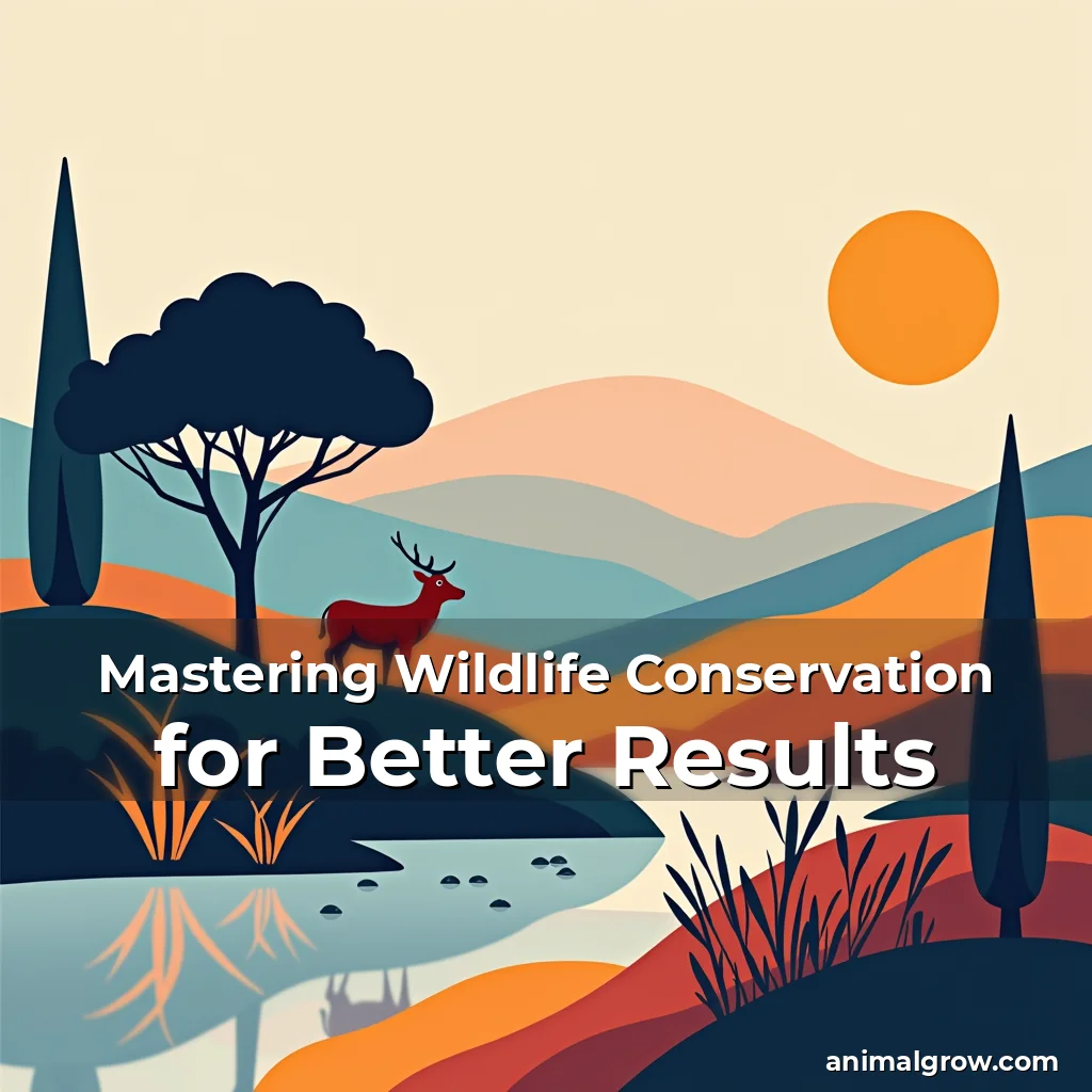 Artistic representation for Mastering Wildlife Conservation for Better Results