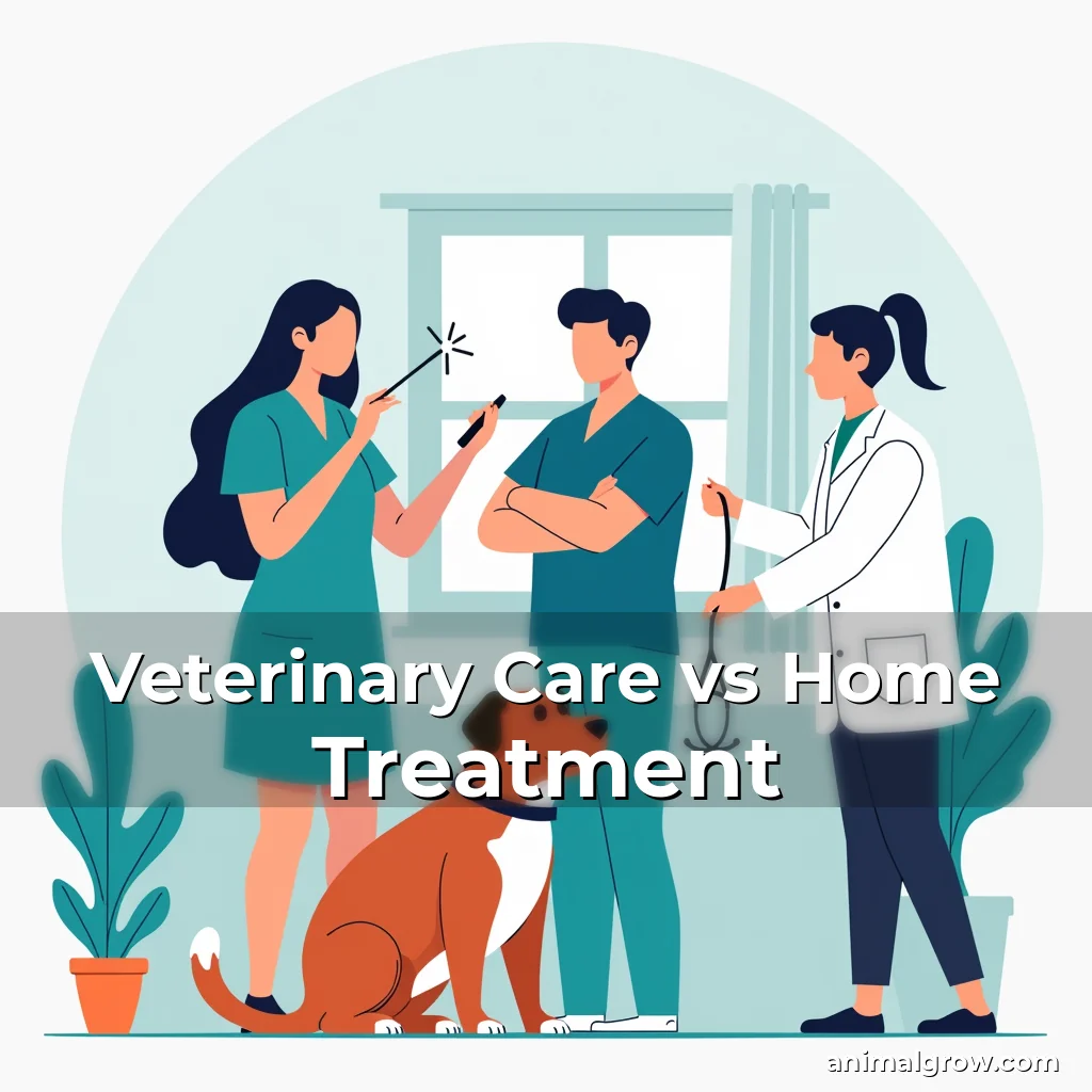 Read more about the article Veterinary Care vs Home Treatment