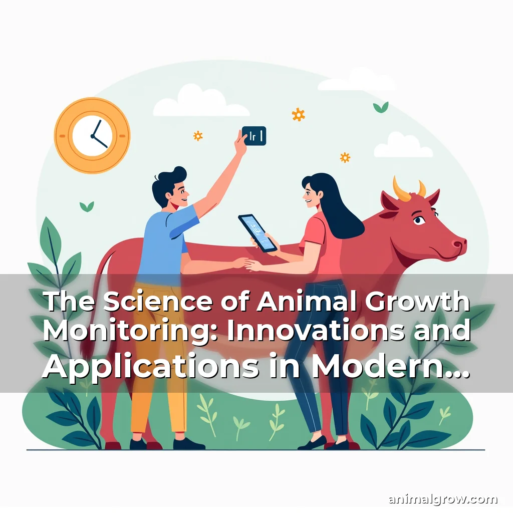 Artistic representation for The Science of Animal Growth Monitoring: Innovations and Applications in Modern Livestock Management