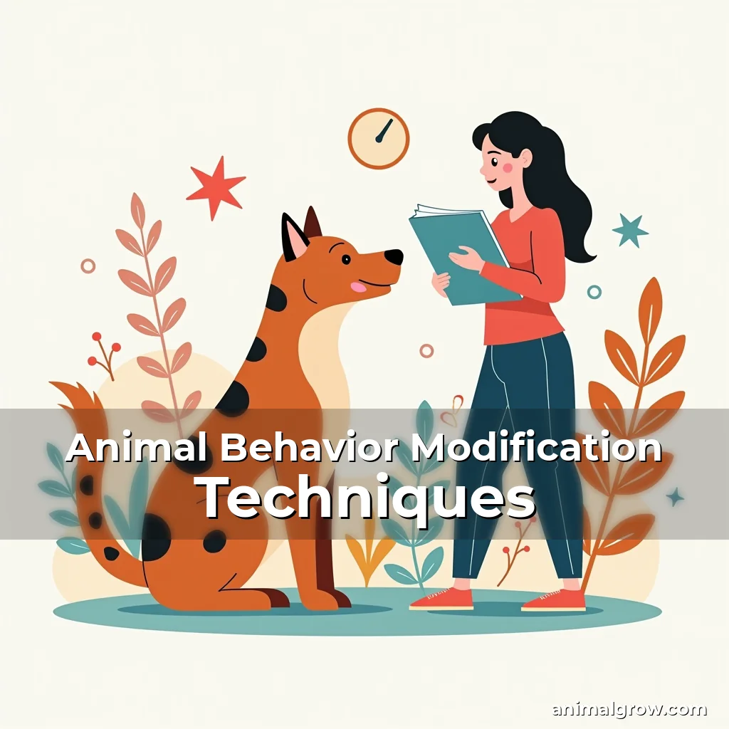 Read more about the article Animal Behavior Modification Techniques