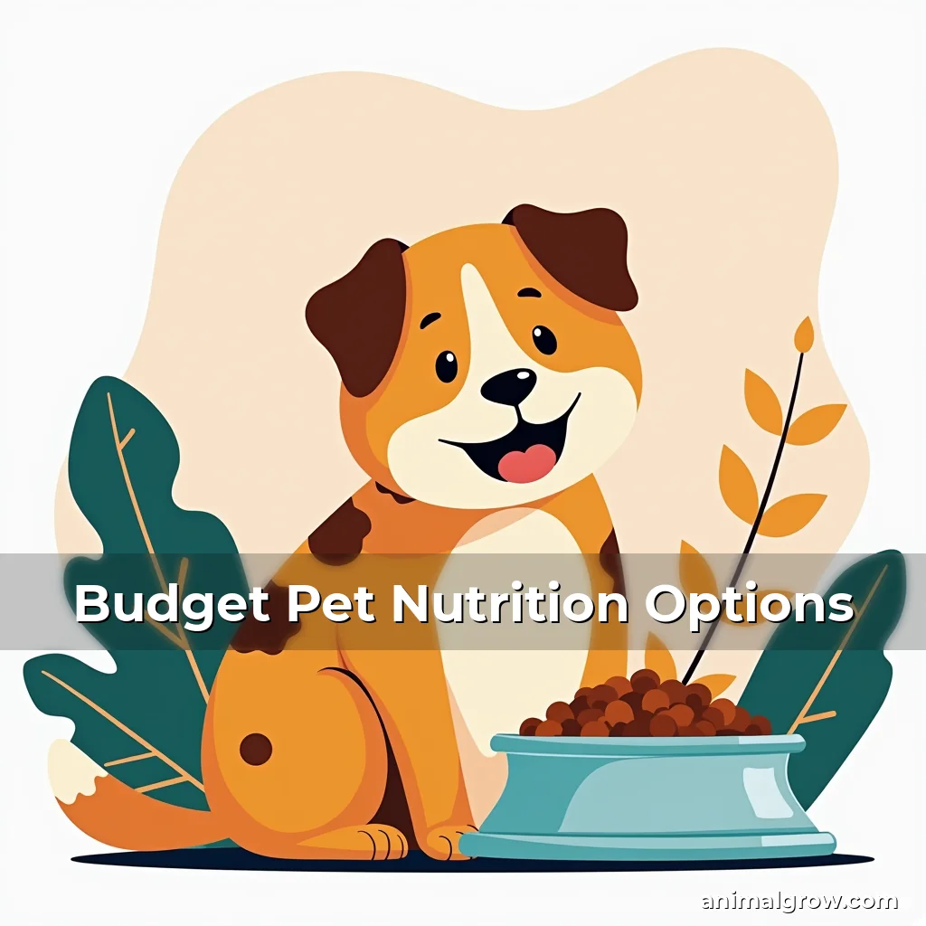 Artistic representation for Budget Pet Nutrition Options