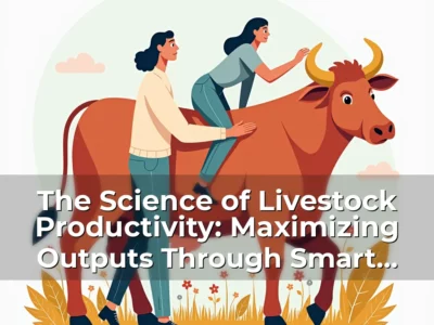 The Science of Livestock Productivity: Maximizing Outputs Through Smart Management Practices