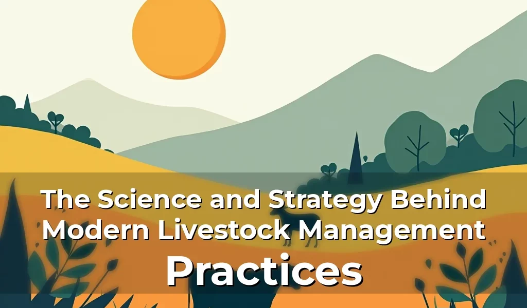 The Science and Strategy Behind Modern Livestock Management Practices