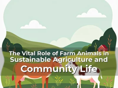 The Vital Role of Farm Animals in Sustainable Agriculture and Community Life