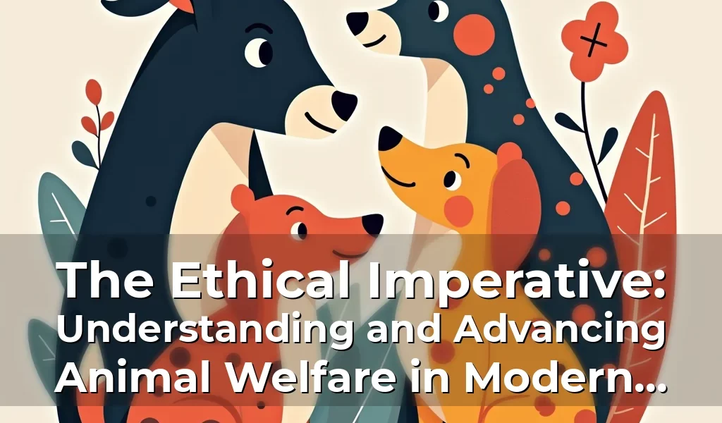 The Ethical Imperative: Understanding and Advancing Animal Welfare in Modern Society