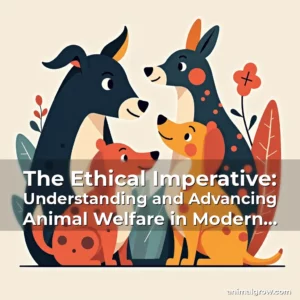 Artistic representation for The Ethical Imperative: Understanding and Advancing Animal Welfare in Modern Society